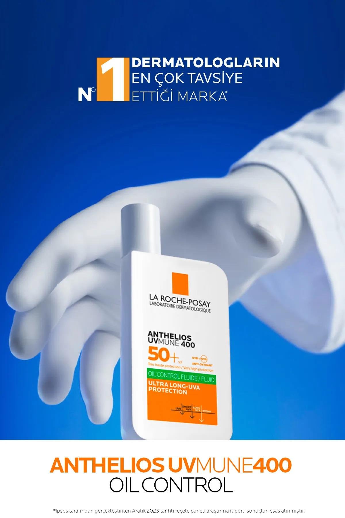 La Roche-Posay Anthelios UVmune 400 Oil Control Fluid 50 Faktör Güneş Kremi 50 ml