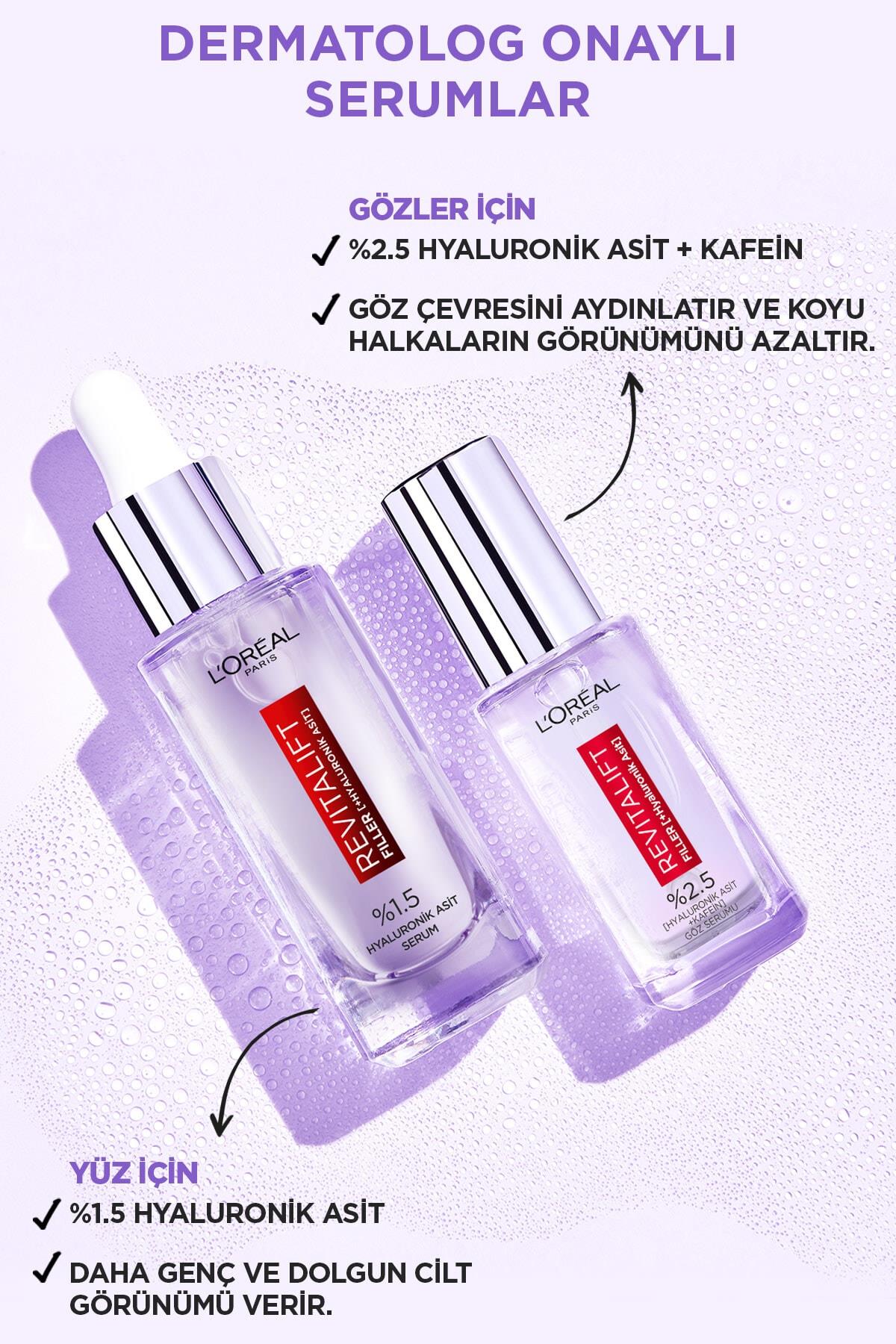 L'Oreal Paris Revitalift Filler Aydınlatıcı Göz Serumu 20ml