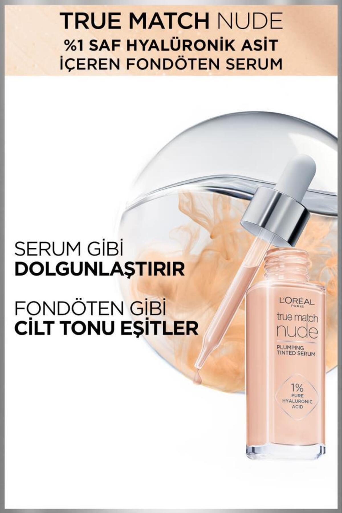 L'Oreal Paris True Match Nude Fondöten Serum 1-2 Rosy Light