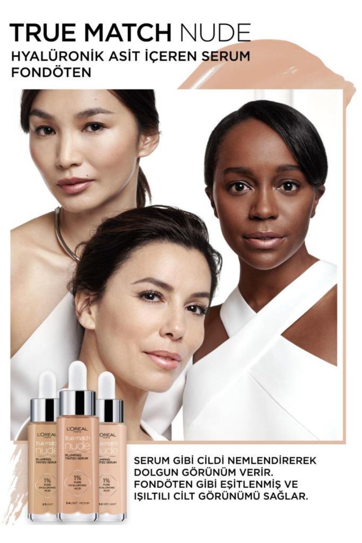 L'Oreal Paris True Match Nude Fondöten Serum 1-2 Rosy Light