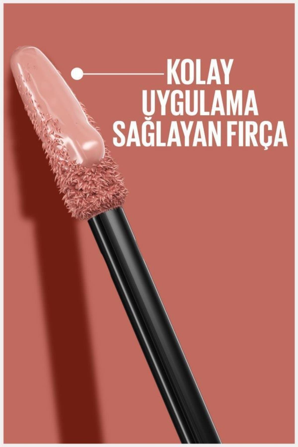 Maybelline New York Super Stay Vinyl Ink Uzun Süre Kalıcı Likit Parlak Ruj