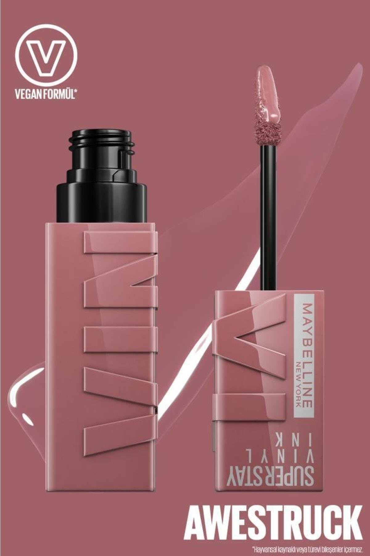 Maybelline New York Super Stay Vinyl Ink Uzun Süre Kalıcı Likit Parlak Ruj