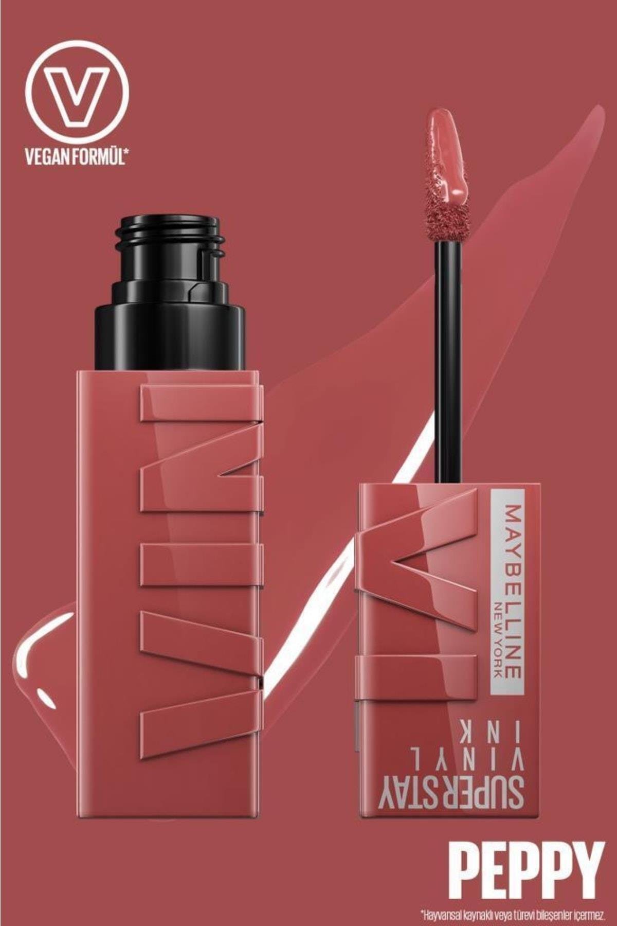 Maybelline New York Super Stay Vinyl Ink Uzun Süre Kalıcı Likit Parlak Ruj