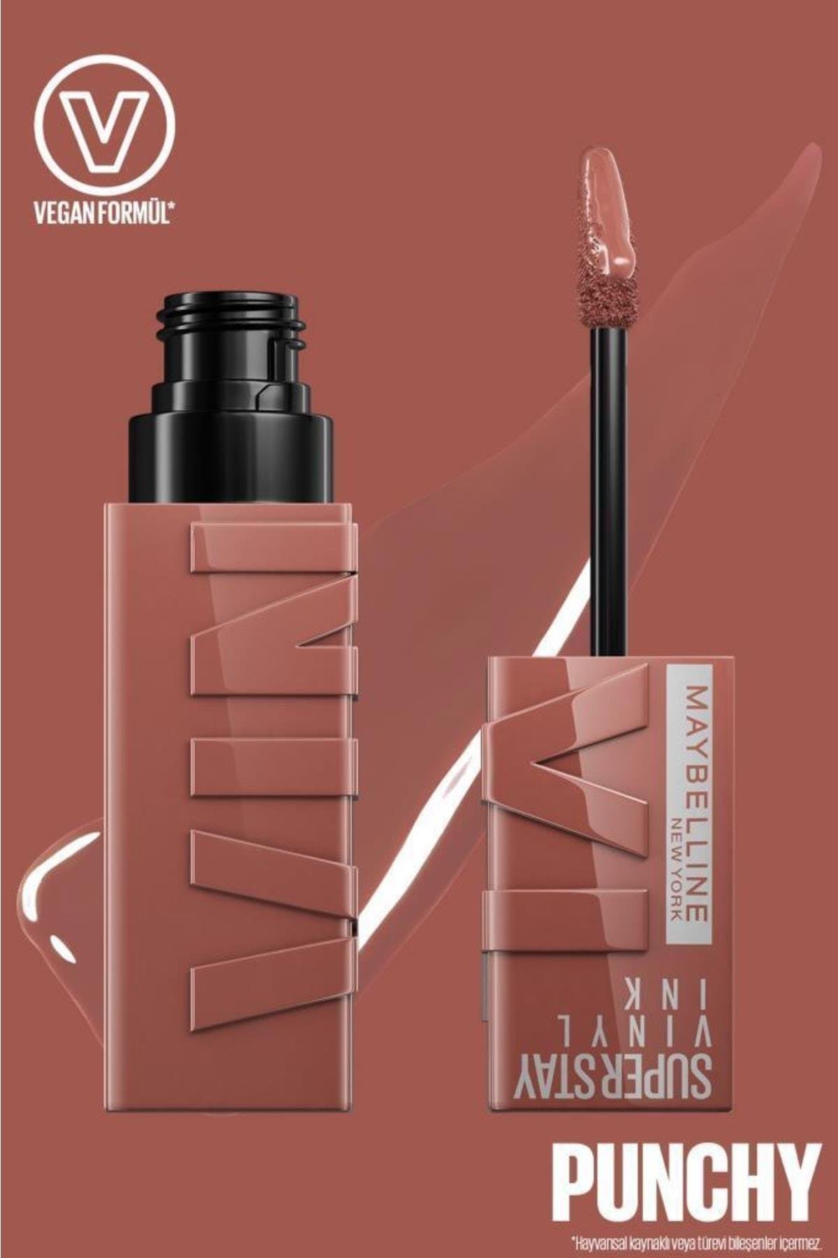Maybelline New York Super Stay Vinyl Ink Uzun Süre Kalıcı Likit Parlak Ruj