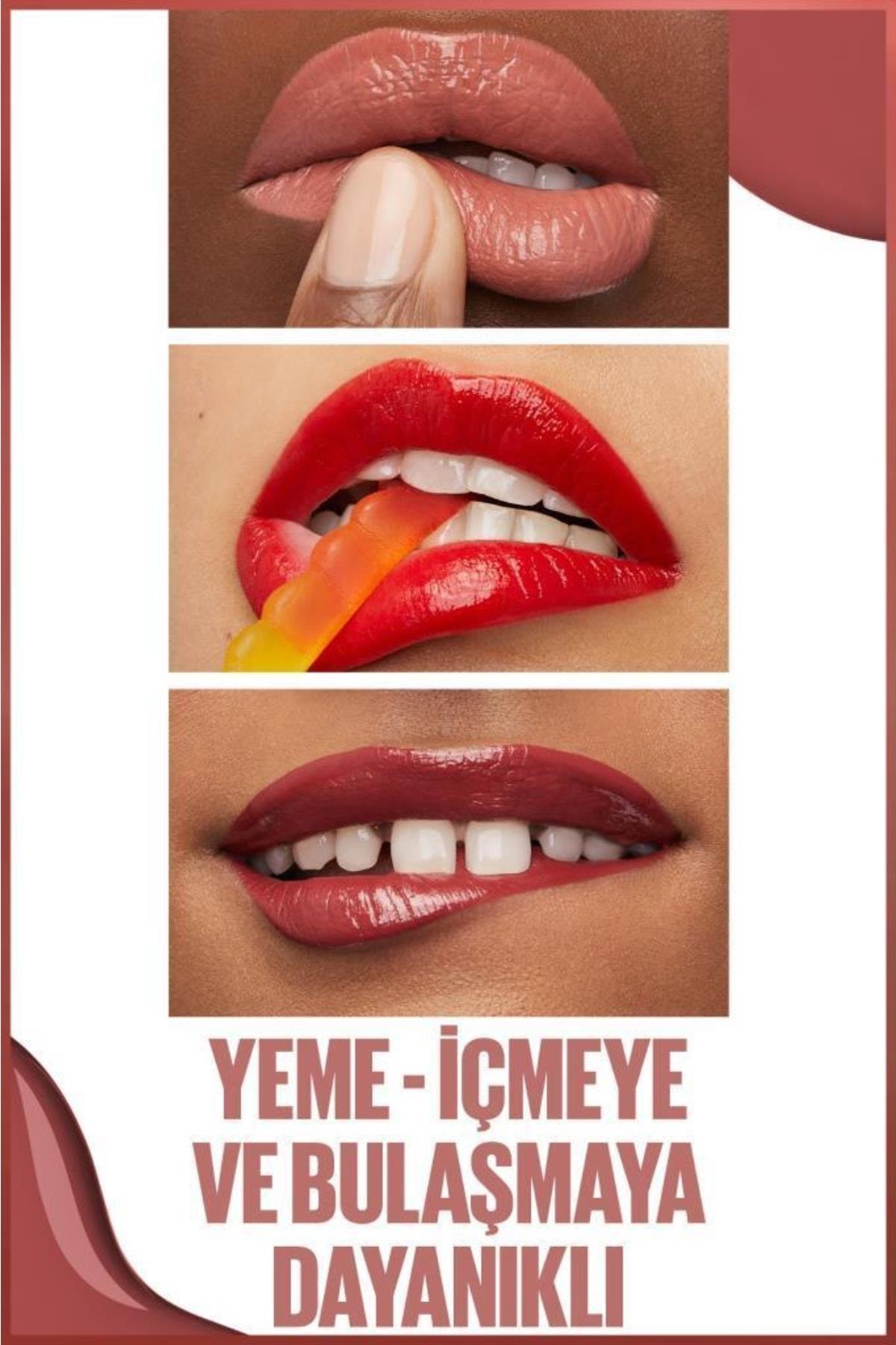Maybelline New York Super Stay Vinyl Ink Uzun Süre Kalıcı Likit Parlak Ruj