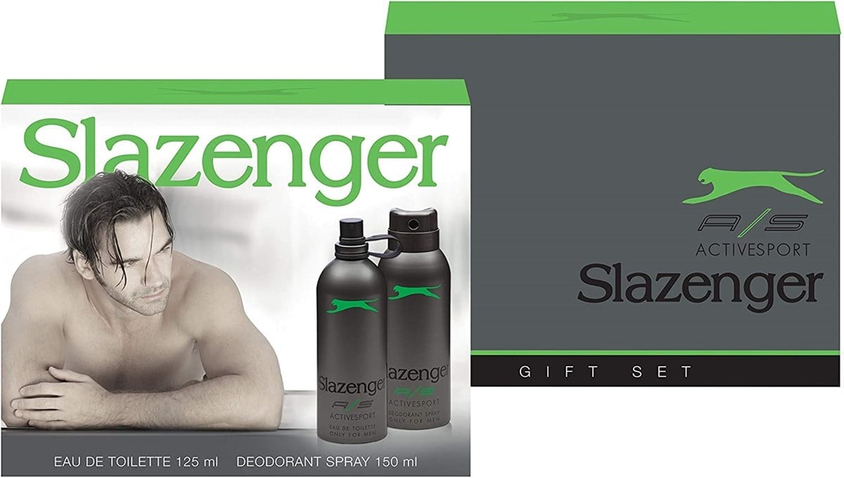 Slazenger Active Sport Yeşil EDT 125 ml + Deo Sprey 150 ml Erkek Parfüm Seti