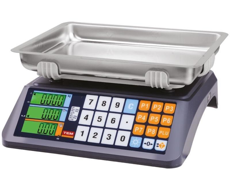 Tem BPS-30 Model 30 Kg Fiyat Hesaplamalı Terazi