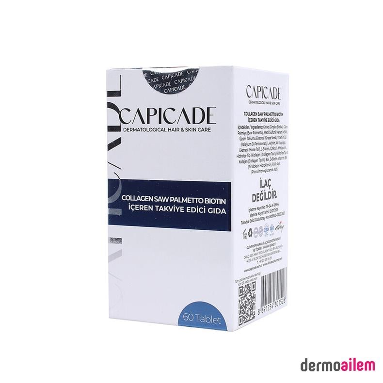 Capicade Collagen Saw Palmetto Biotin 60 Tablet
