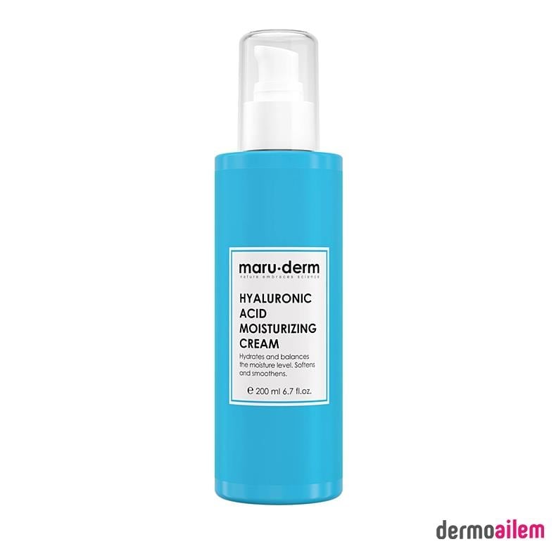 Maruderm Hyalüronik Asit Nemlendirici Yüz Ve Vücut Cilt Bakım Kremi 200 Ml