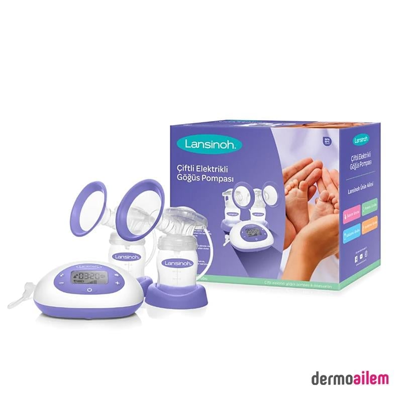 LANSINOH Çiftli Elektrikli Göğüs Pompası