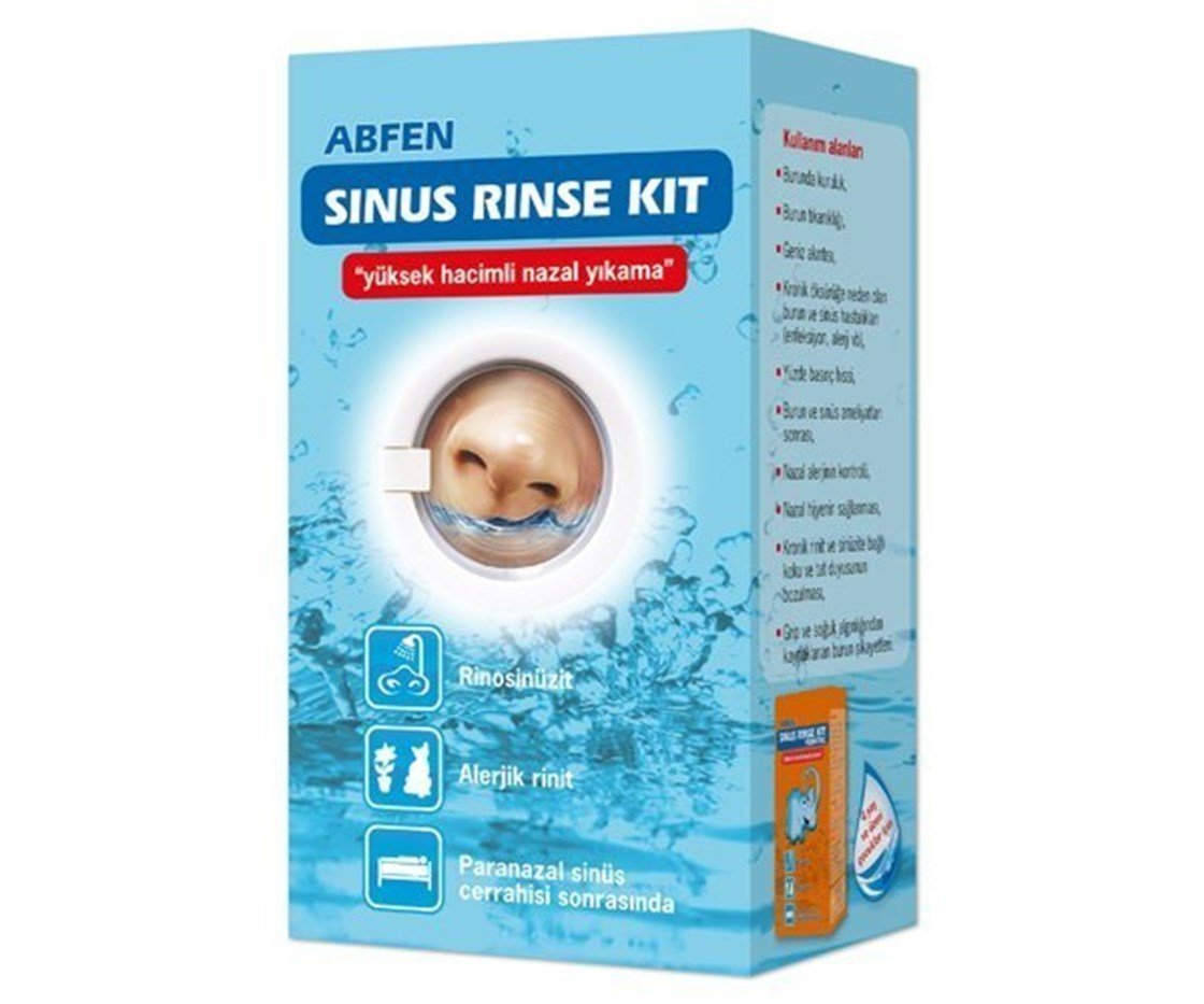 Burun SağlığıAbfenAbfen Sinus Rinse Burun Yıkama Kiti 25 Adet