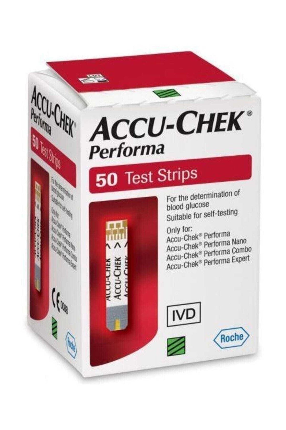 Test KitleriRocheAccu Check, Chek Performa Nano Strip 50'lik Şeker Ölçüm Stribi (1 KUTU) - AYNI GÜN ÜCRETSİZ KARGO