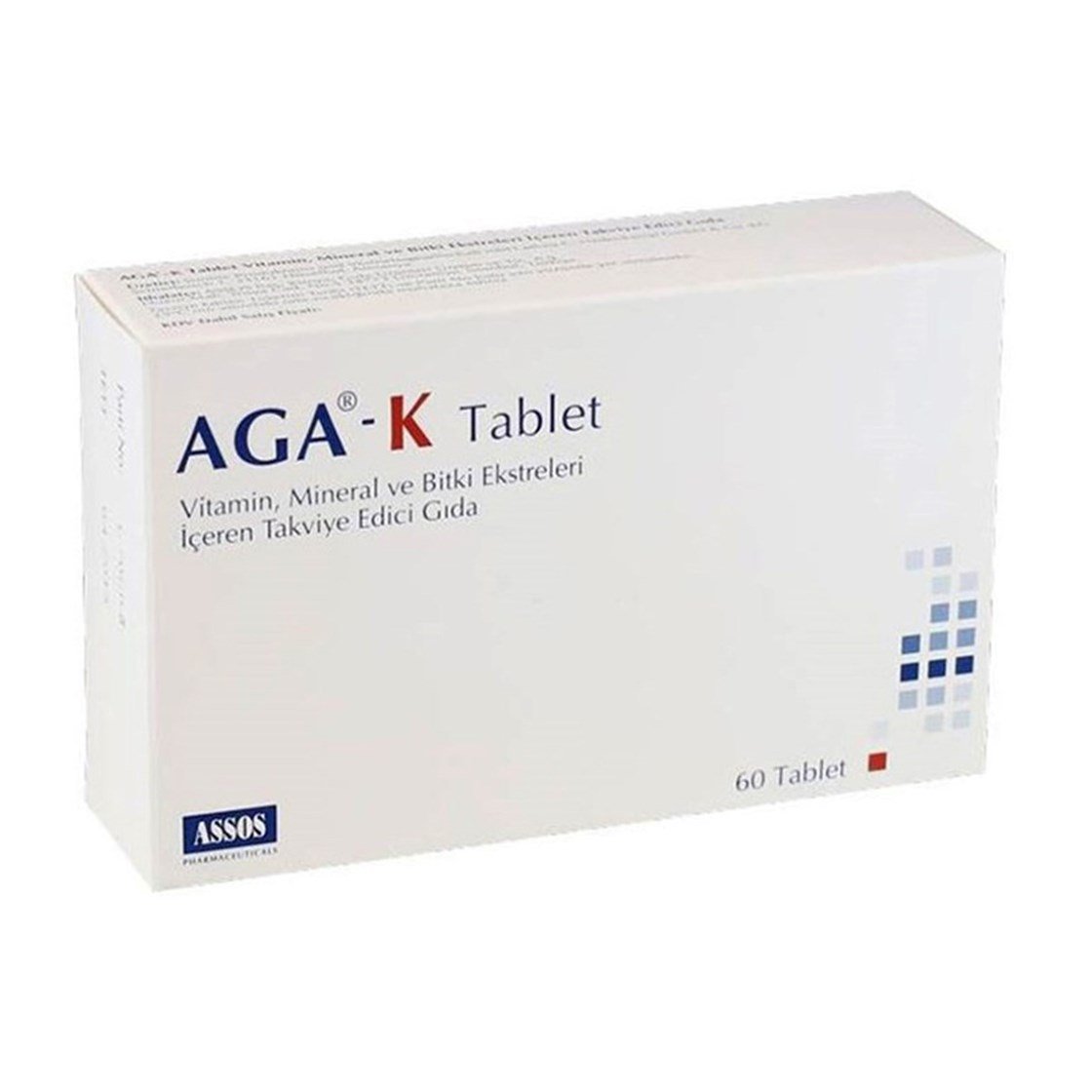 Takviye Edici GıdalarAssosAGA-K Takviye Edici Gıda 60 Tablet