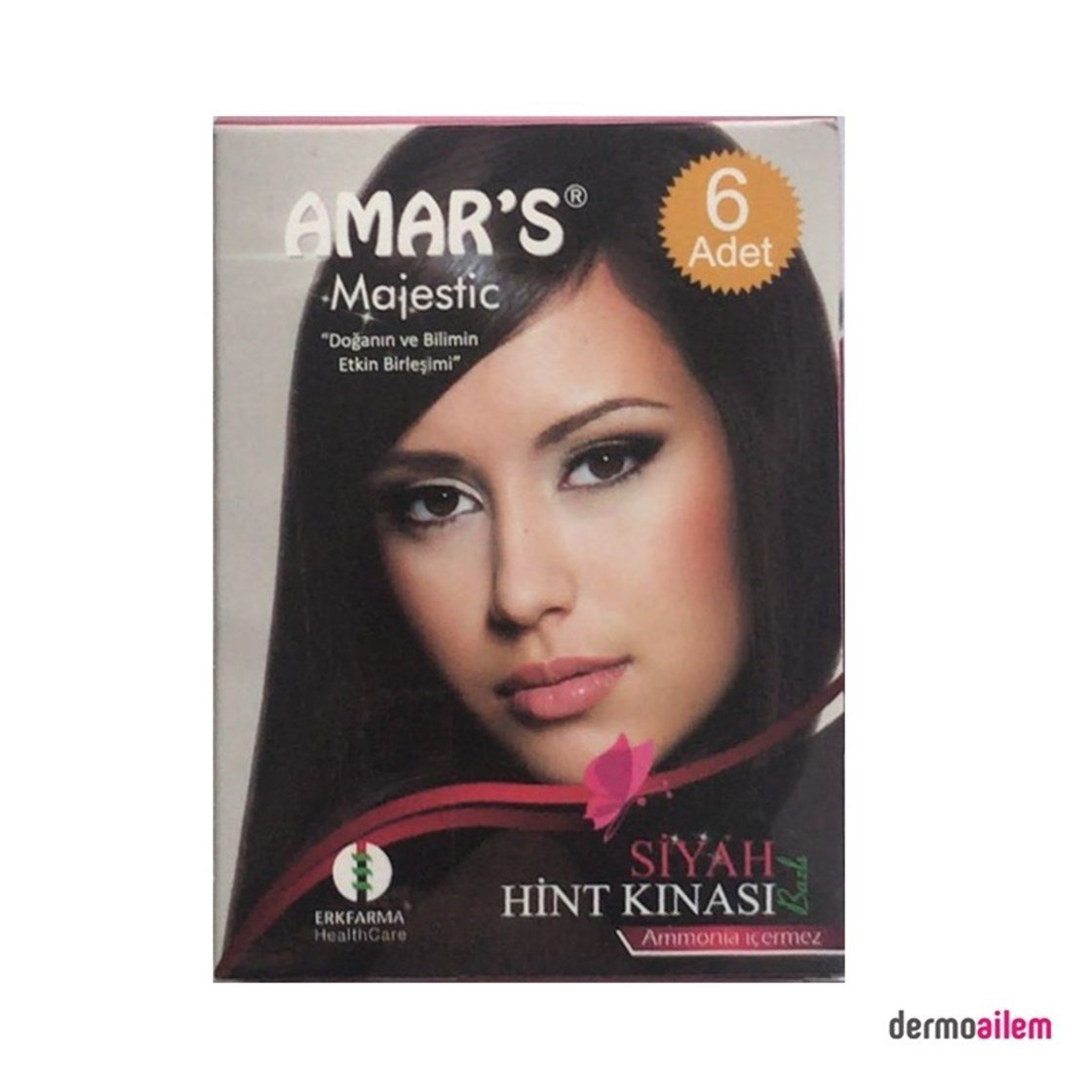 Saç BoyalarıAmar'sAmars Siyah Hint Kınası 10 gr