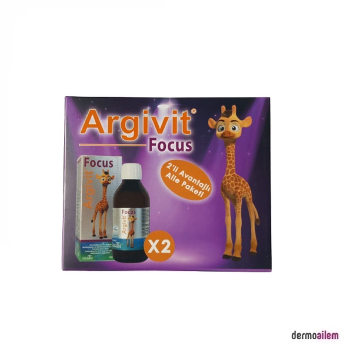 Takviye Edici GıdalarArgivitArgivit Focus İkilli Avantajlı Aile Paketi 2X150ml
