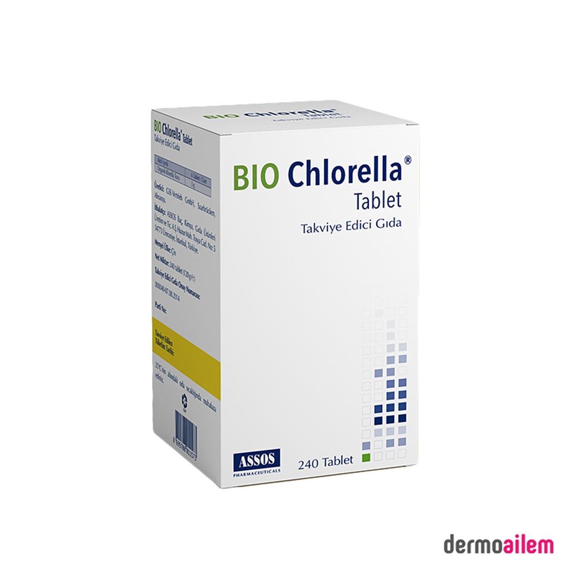 Takviye Edici GıdalarAssosAssos Bio Chlorella 240 Tablet