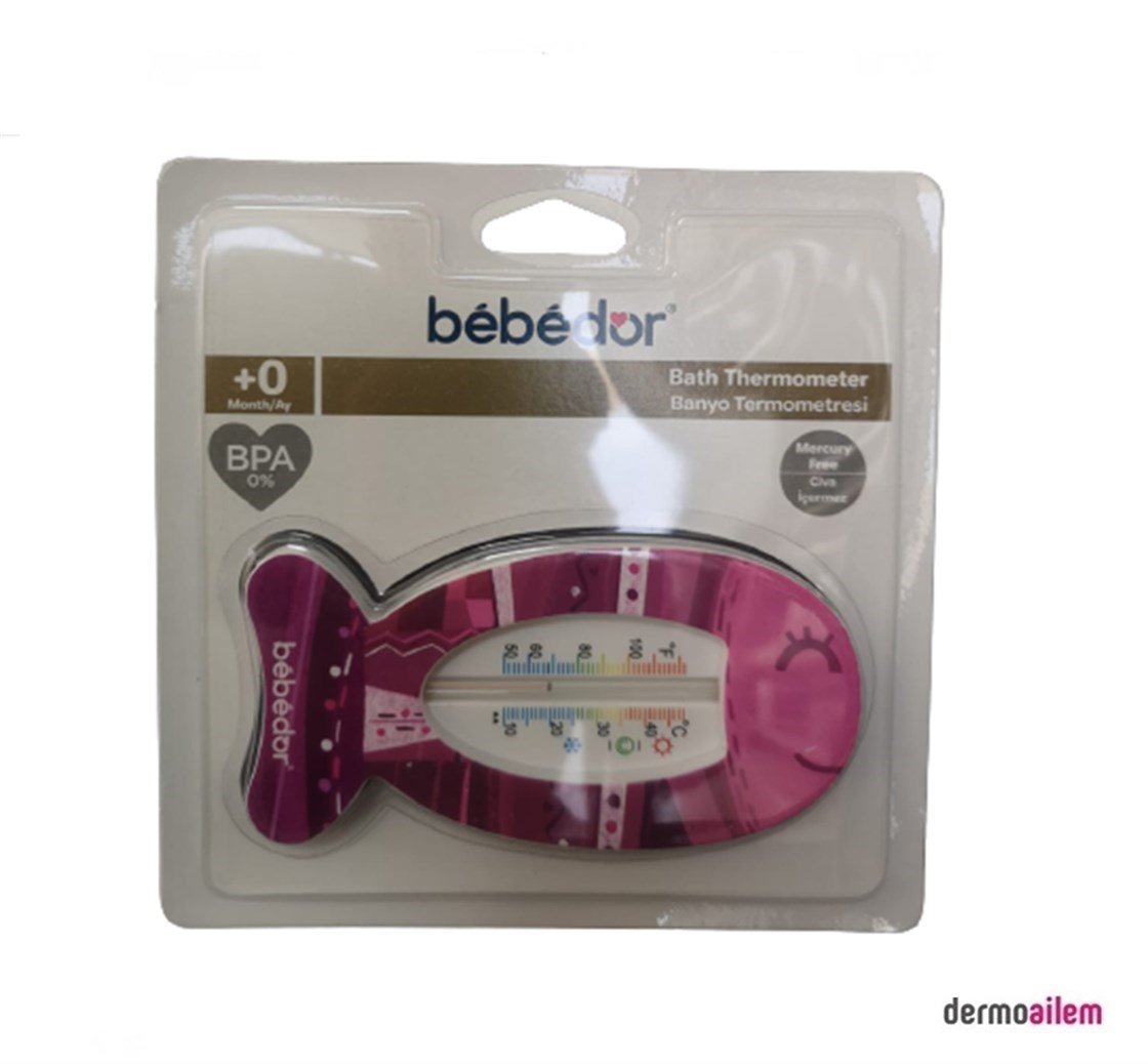 Biberon & Emzik & OyuncakBebedorBebedor Banyo Termometresi Pembe Balık KOD:579