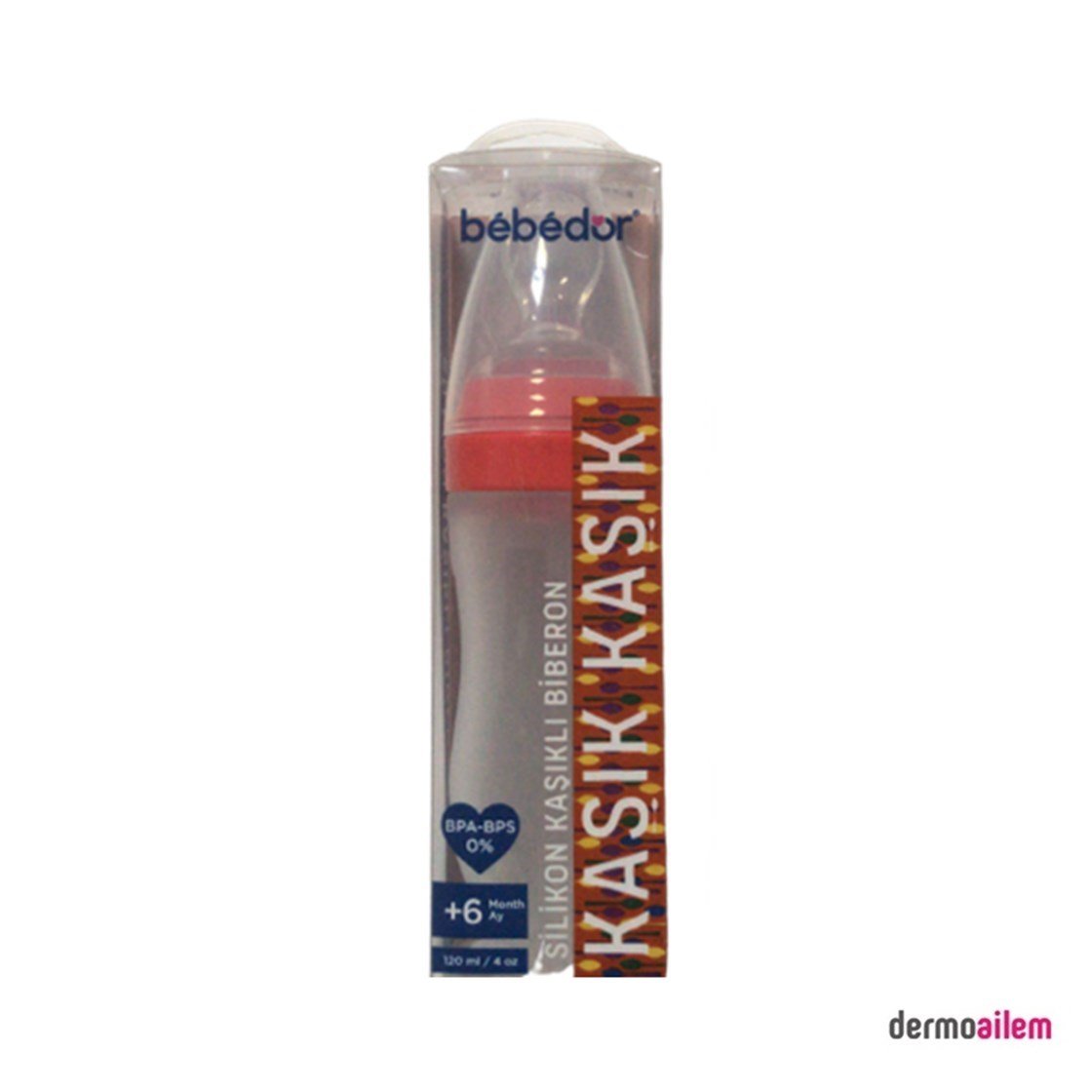 Biberon & Emzik & OyuncakBebedorBebedor Silikon Kaşıklı Biberon +6 Ay 120 ml