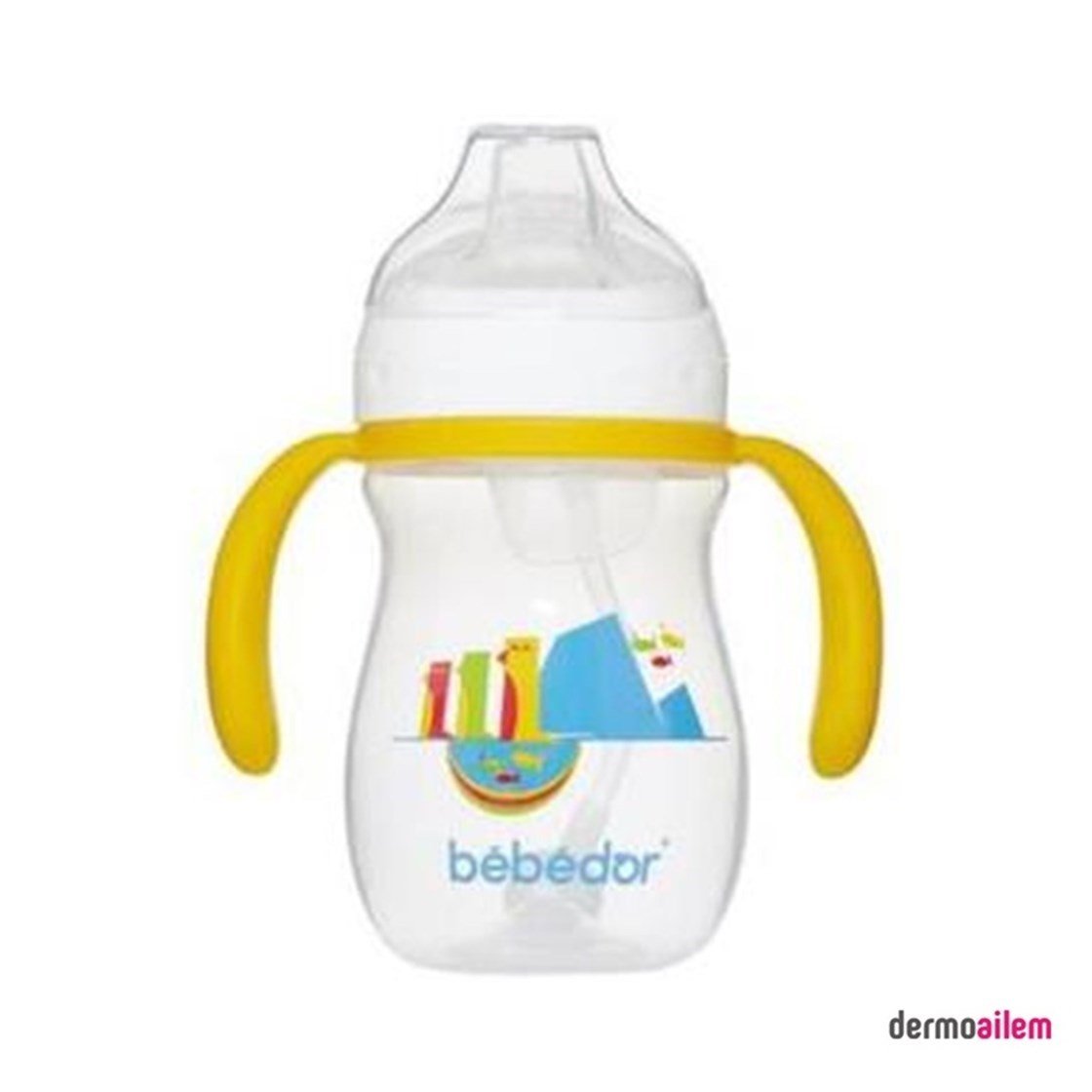 Biberon & Emzik & OyuncakBebedorBebedor Yumuşak Uçlu Kulplu Bardak 270 ml Kod:7503