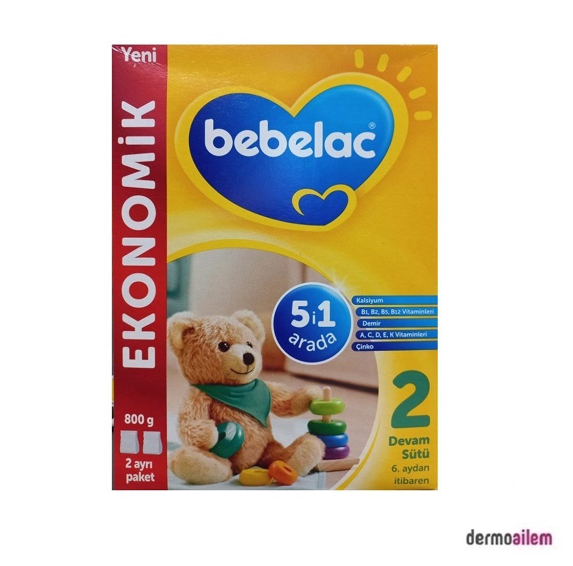 MamalarBebelacBebelac 2 Devam Sütü 800 gr