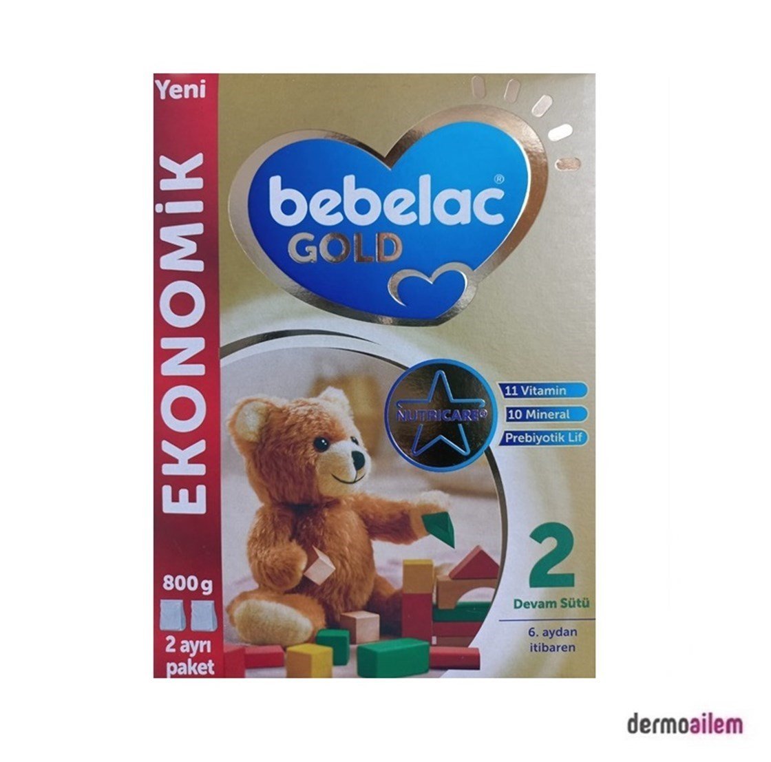 MamalarBebelacBebelac Gold 2 800 gr Bebek Sütü