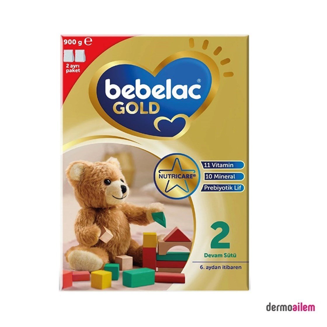 MamalarBebelacBebelac Gold 2 Devam Sütü 900 gr