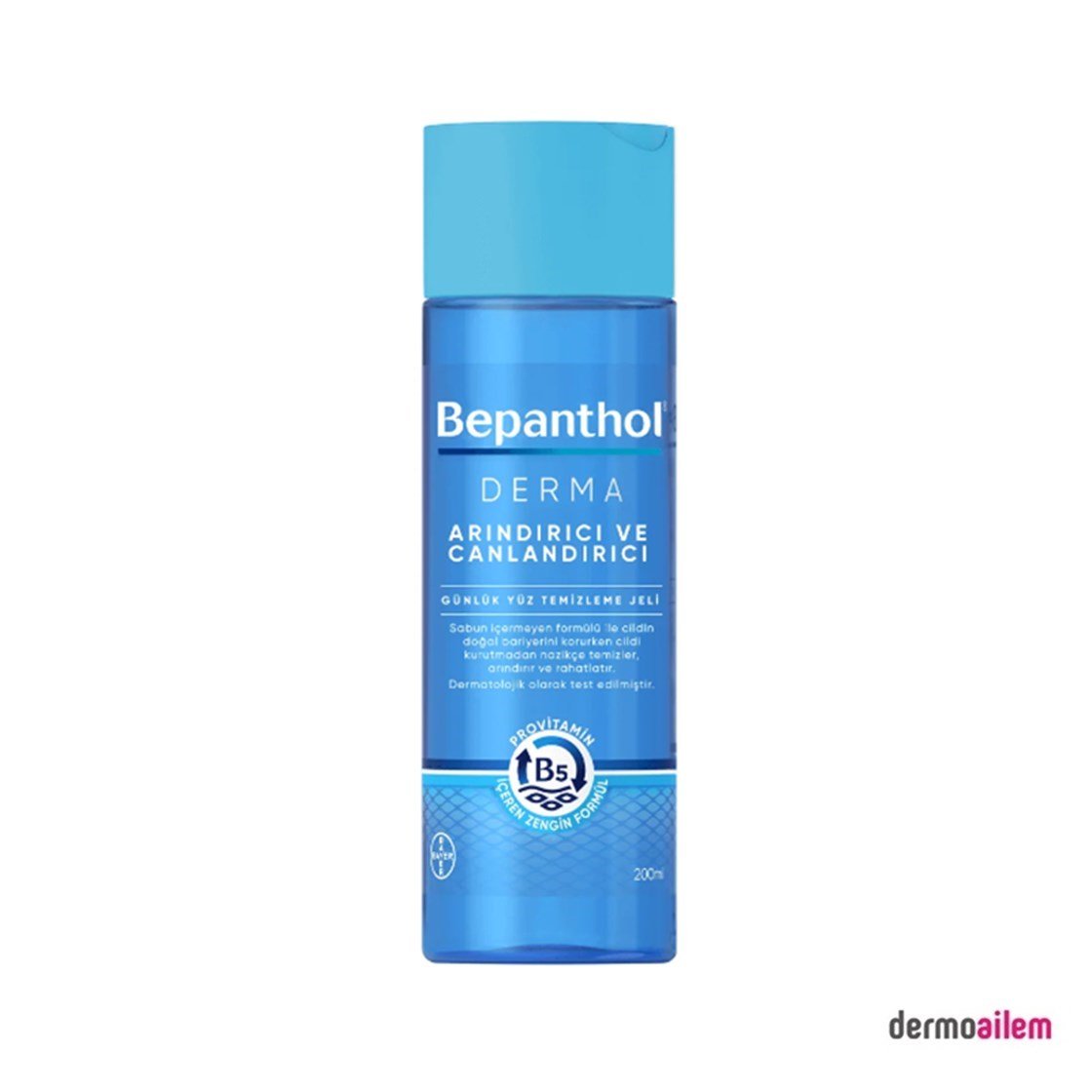 Cilt Temizleme ÜrünleriBepantholBepanthol Derma Arındırıcı ve Canlandırıcı 200 ml Yüz Temizleme Jeli