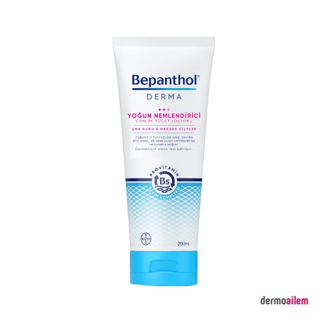 Nemlendirici & OnarıcıBepantholBepanthol Derma Yoğun Nemlendirici Günlük Vücut Losyonu 200 ml