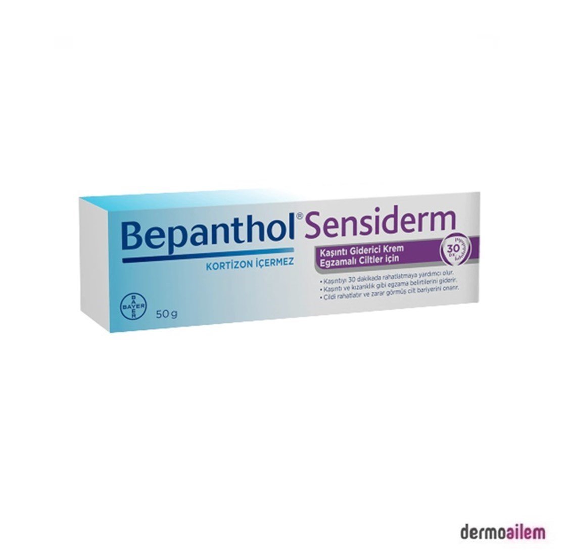 Kızarık Hassas CiltlerBepantholBepanthol Sensiderm Kaşıntı Giderici Krem 50 gr