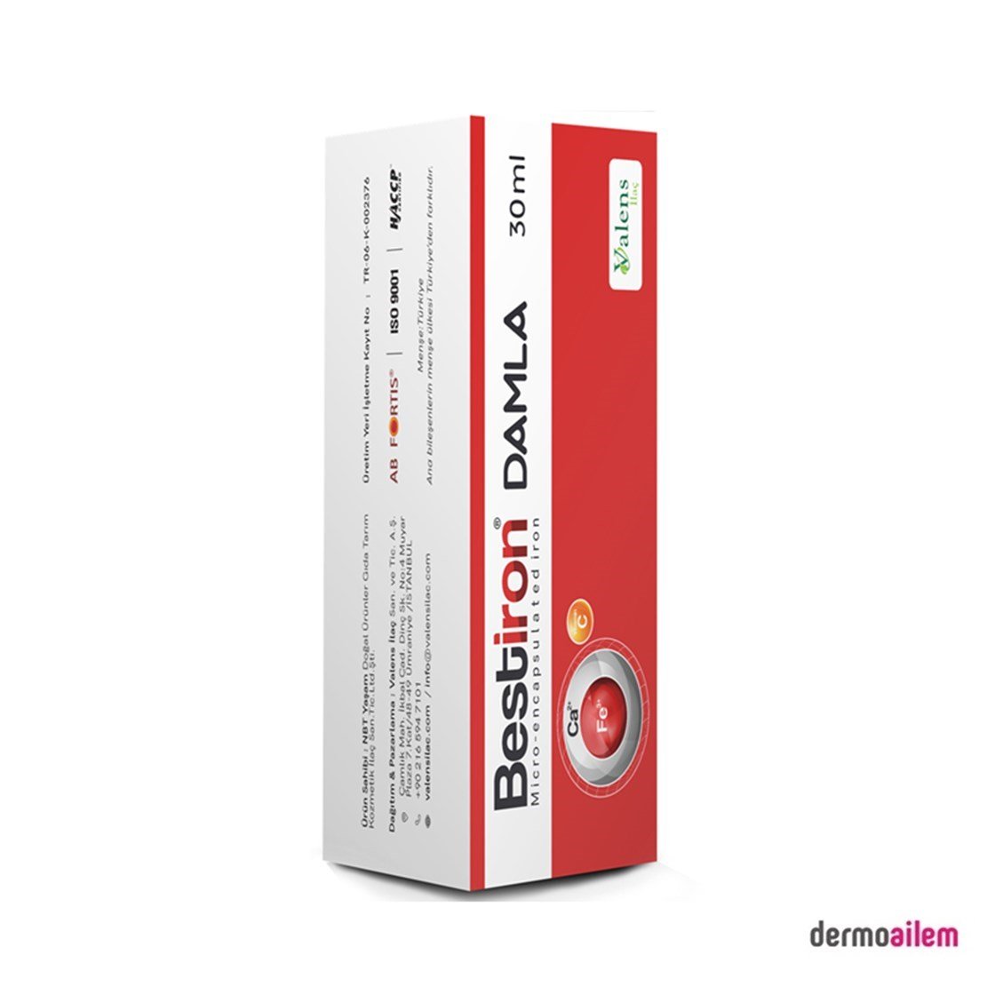Takviye Edici GıdalarValens İlaçBestiron Damla 30 ml