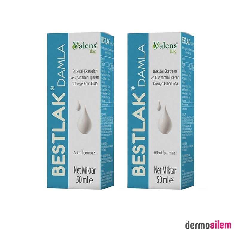 Emzirme ÜrünleriDermo AilemBestlak 50 ml Anne Sütü Artırıcı Damla 2 Adet