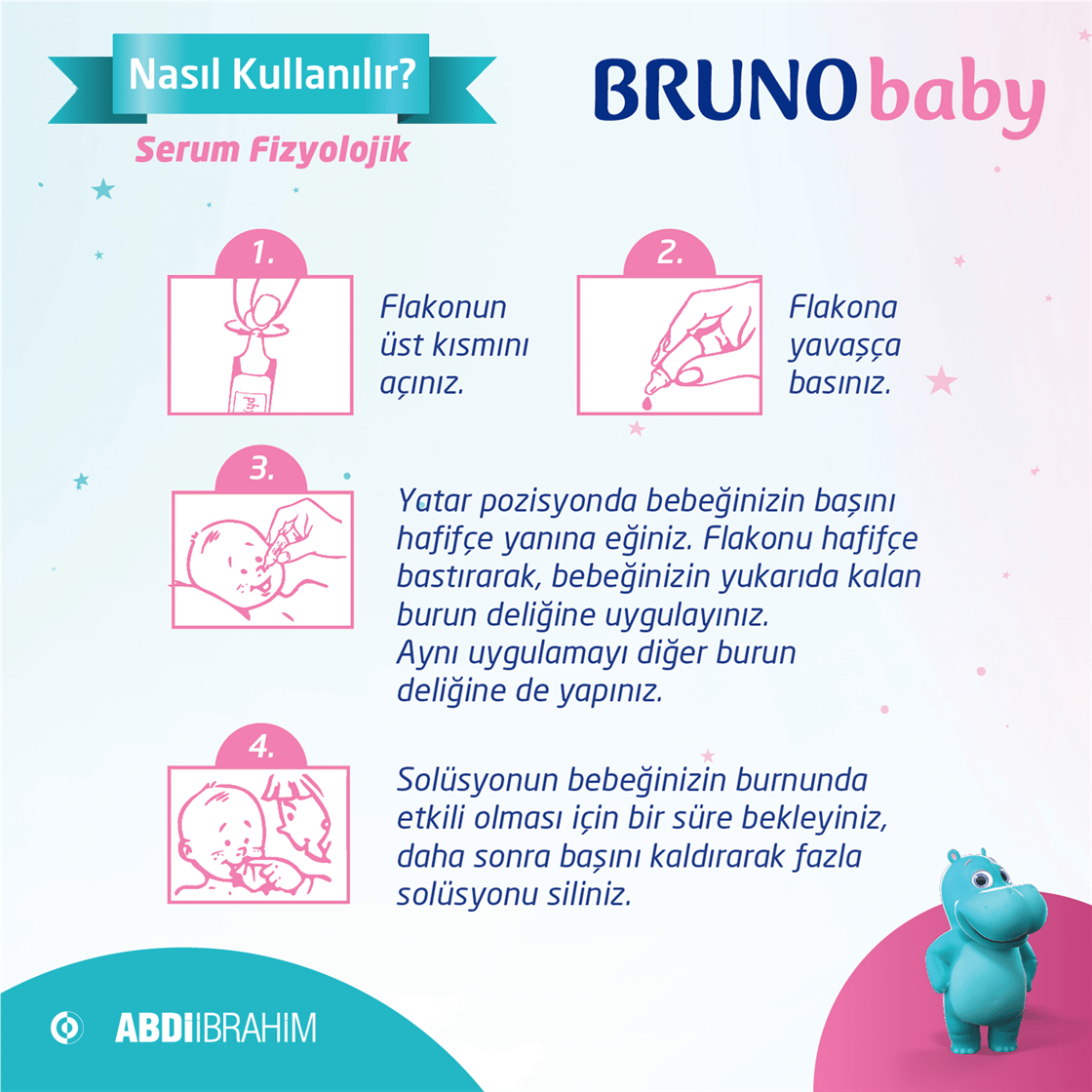 Bebek Sağlık ÜrünleriBrunoBruno Baby Serum Fizyolojik 5 ml x 10 Adet