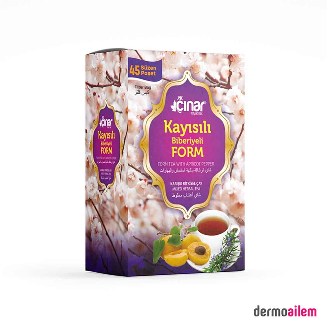 İçeceklerÇınarÇınar Kayısılı Biberiyeli Form 90g