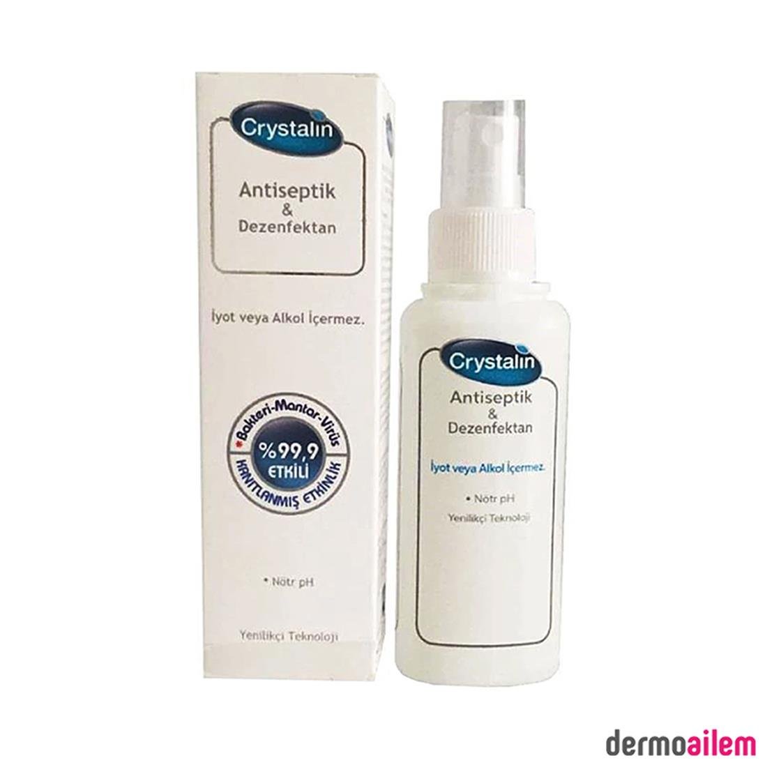 Ağız İçi Yara ve Aft BakımıCrystalinCrystalin Antiseptik Sprey 50 ml