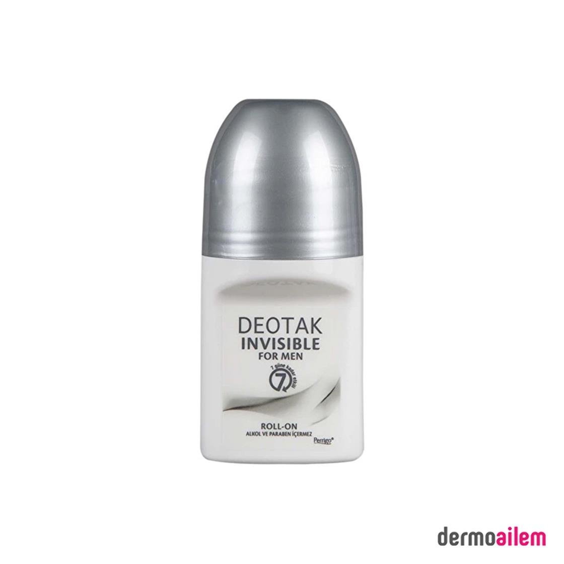 Erkek DeodorantDeotakDeotak Invisible For Men Roll-On 35ml
