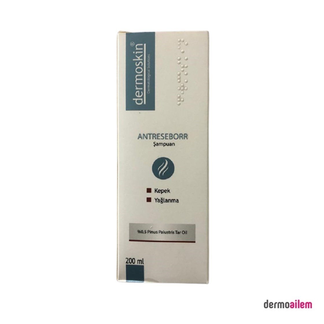 Kepek KarşıtıDermoskinDermoskin Antreseborr Kepek ve Yağlanma Karşıtı Şampuan 200 ml