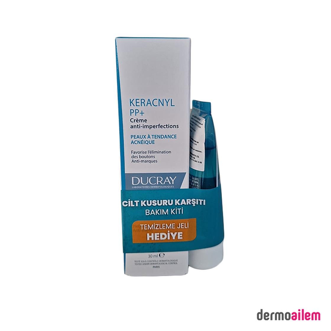 Akne Sivilce Bakım ÜrünleriDucrayDucray Keracnyl PP+ Creme 30 ml + Keracnyl Jel 40 ml Hediye