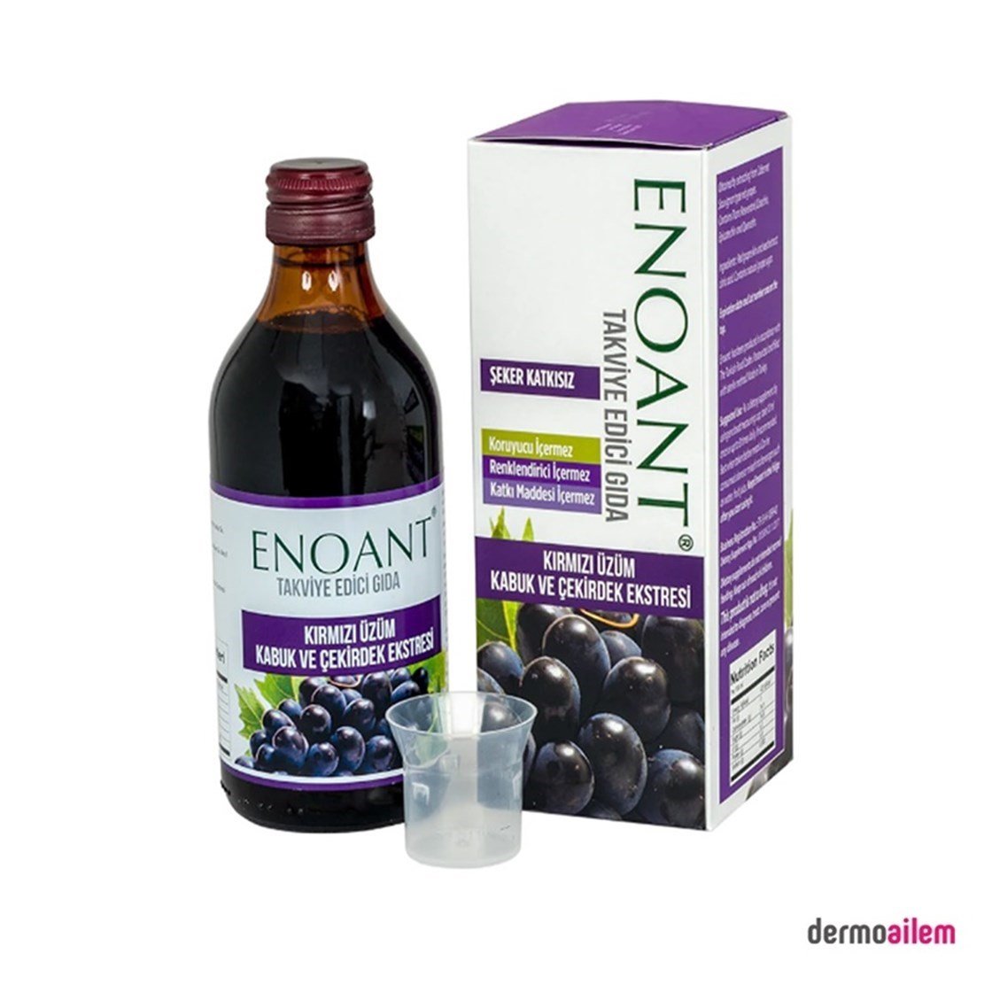 Takviye Edici GıdalarEnoantEnoant Siyah Üzüm Ekstraktı 250 ml