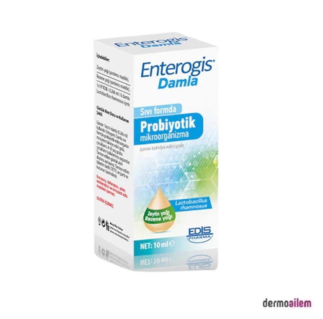 Takviye Edici GıdalarEdis PharmaEnterogis Probiyotik Damla 10 ml