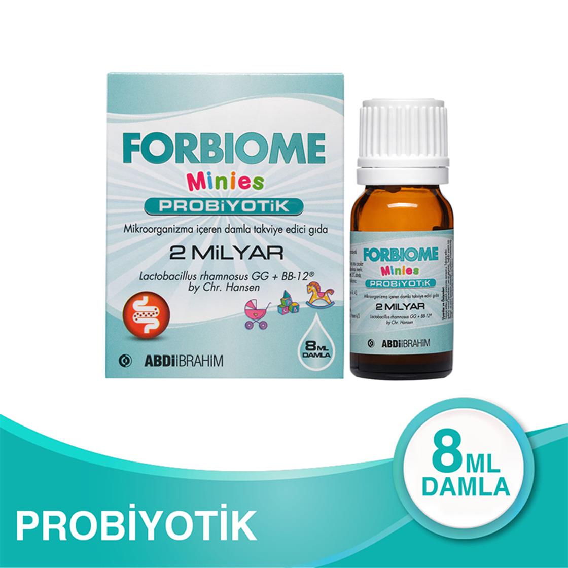 ProbiyotiklerAbdi İbrahimForbiome Minies Probiyotik 2 Milyar 8ml Damla