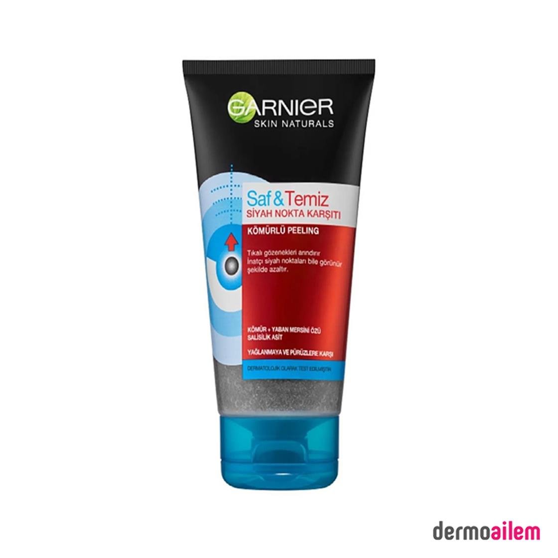 Peeling & SoyucuGarnierGarnier Saf & Temiz Siyah Nokta Karşıtı Kömürlü Peeling 150 ml