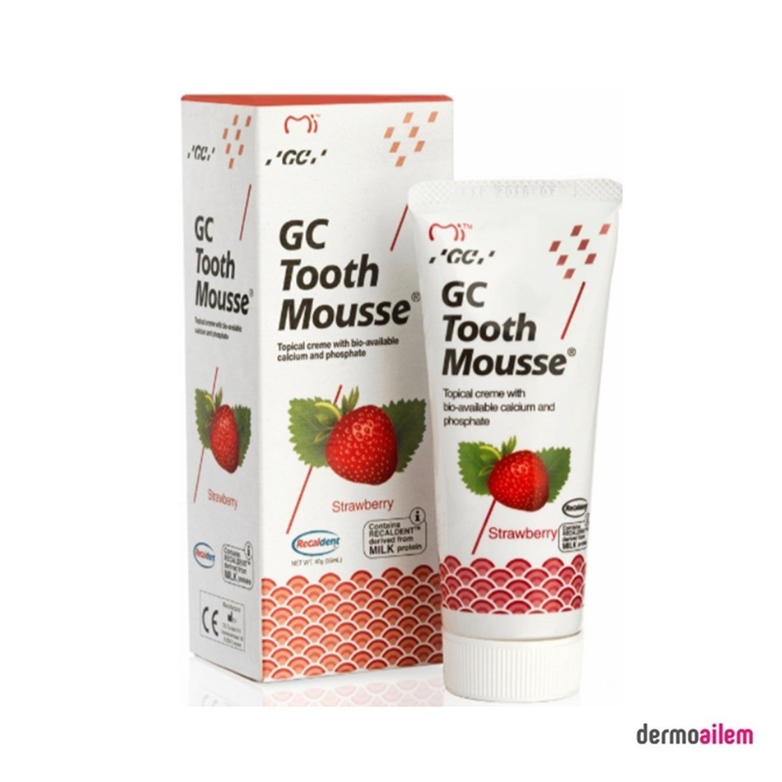 Ağız & Diş BakımGc ToothGC Tooth Mousse Koruyucu Diş Bakım Kremi Çilekli