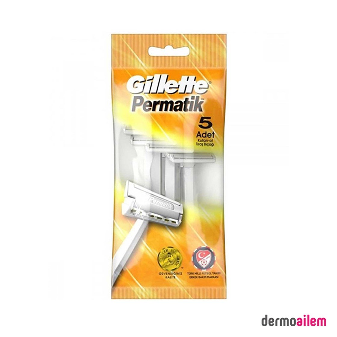 Tüy GidericilerGilletteGillette Permatik Kullan At 5'li Tıraş Bıçağı