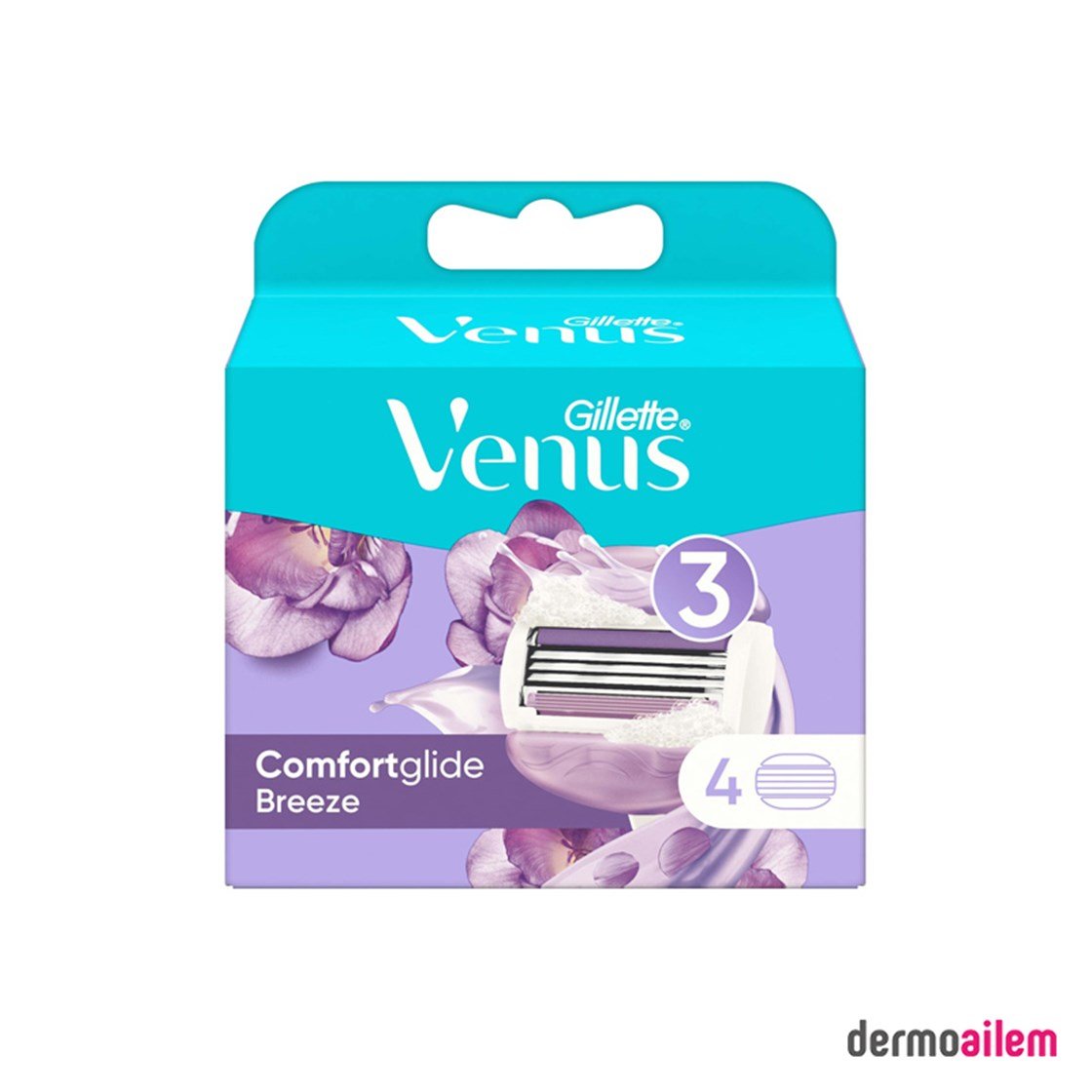 Tüy GidericilerGilletteGillette Venüs Venus Comfort Glide Breeze 4'lü Yedek Başlık