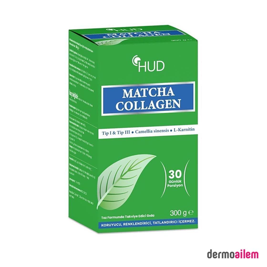 Kolajen ( Collagen )Casel İlaçHud Matcha Collagen 300 gr