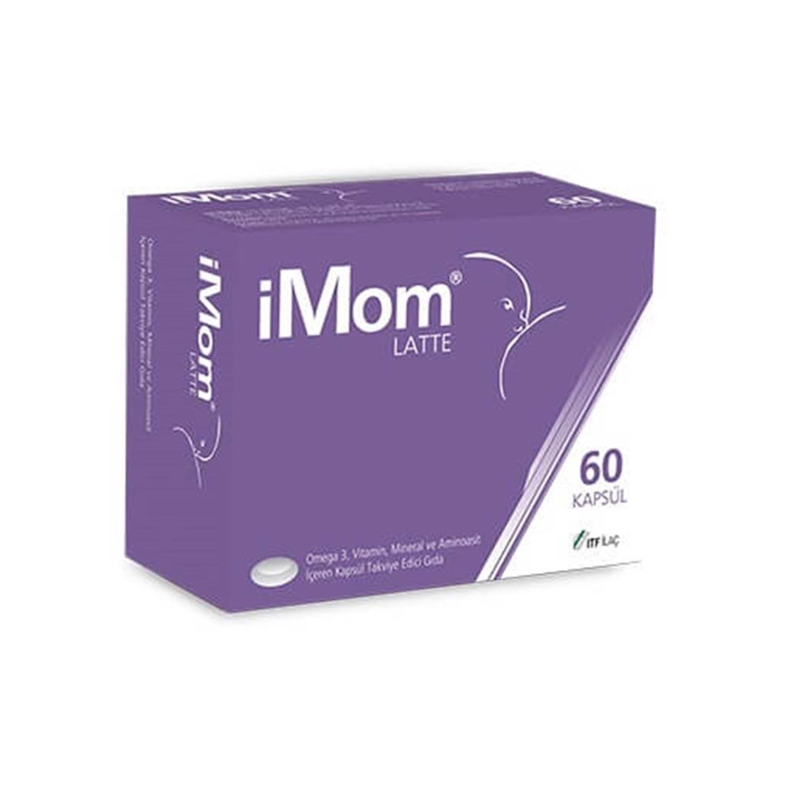 Omega 3 & Balık YağlarıITFiMom Latte 60 Kapsül