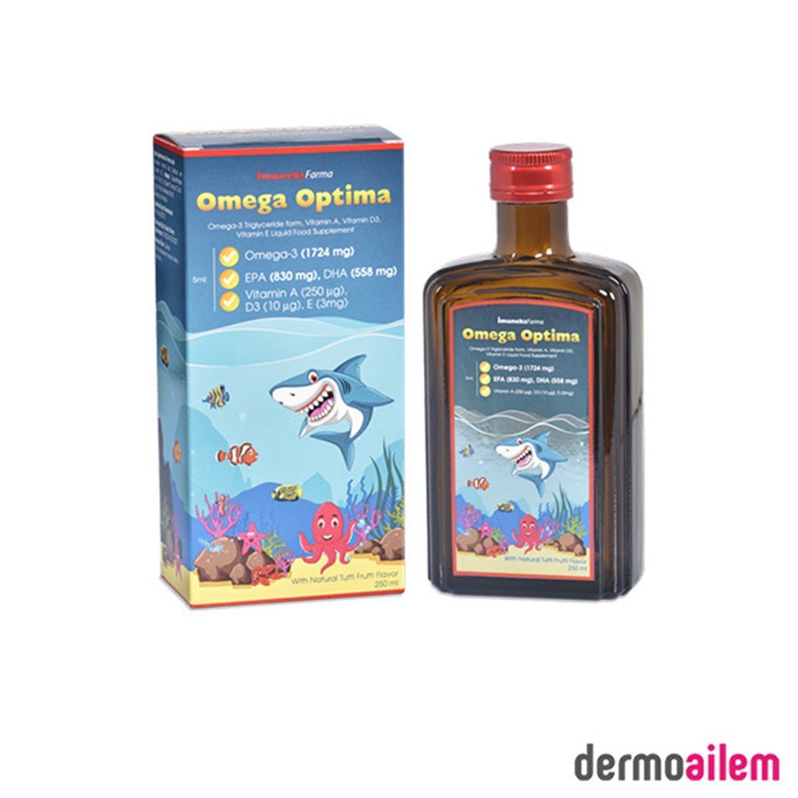 Takviye Edici GıdalarİmuneksFarmaImuneks Farma Omega Optima 250 ml