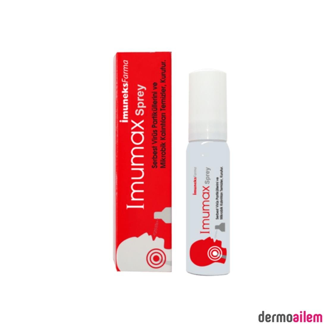 Takviye Edici GıdalarİmuneksFarmaİmuneks Imumax Boğaz Spreyi 30 ml Yetişkin