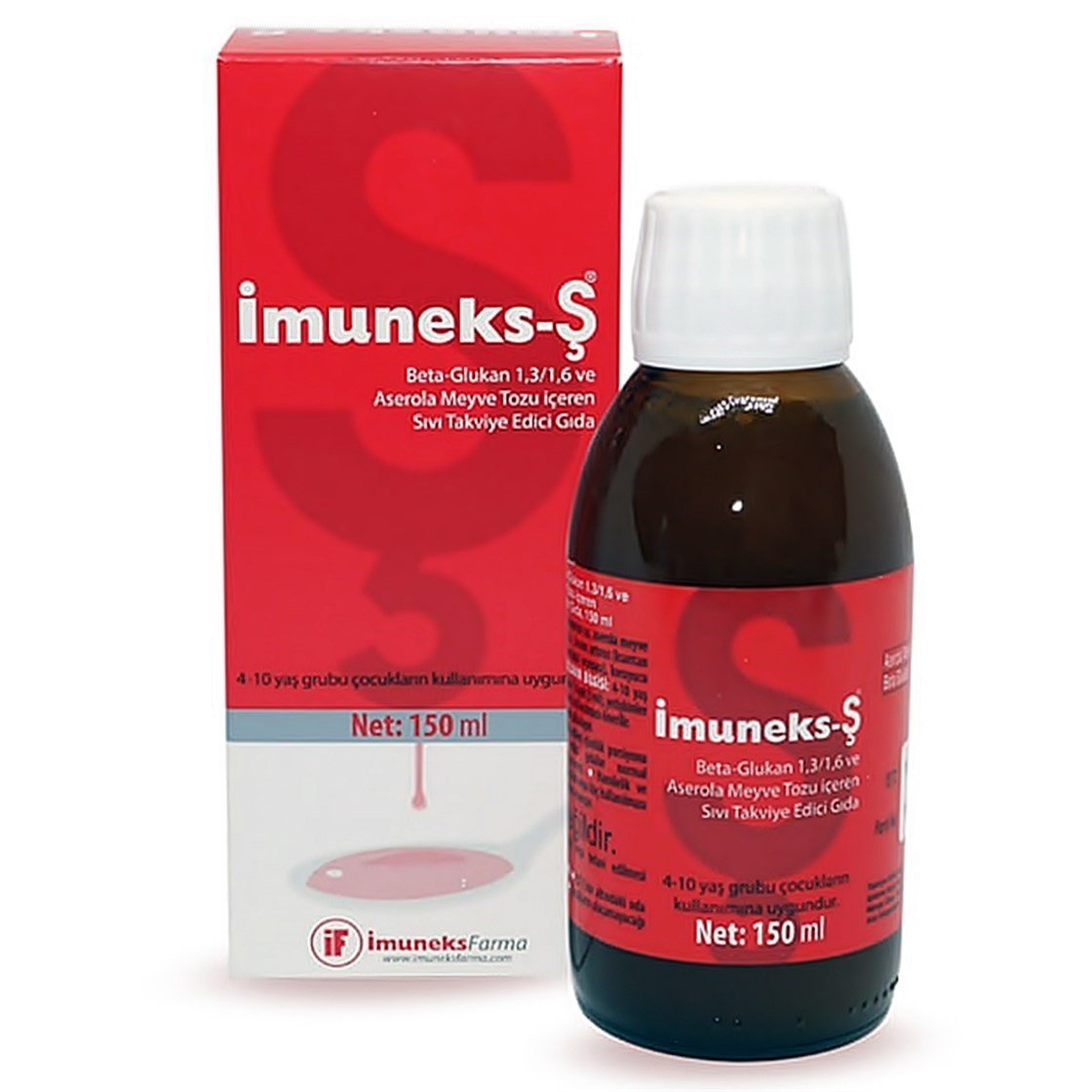 Takviye Edici GıdalarİmuneksFarmaİmuneks Şurup 150 ml