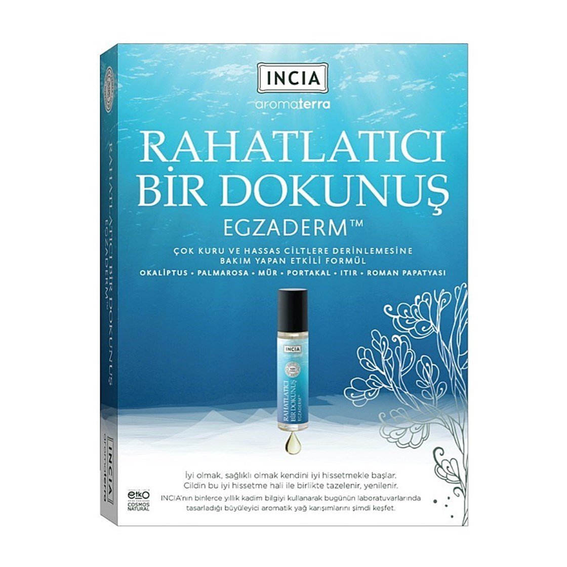 Nemlendirici & OnarıcıInciaIncia Aromaterra Rahatlatıcı Bir Dokunuş Egzaderm 10 ml